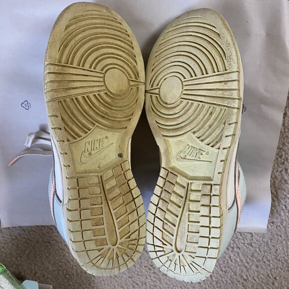 Women's Nike Dunk Low Barely Green Sneakers - Picture 9 of 9